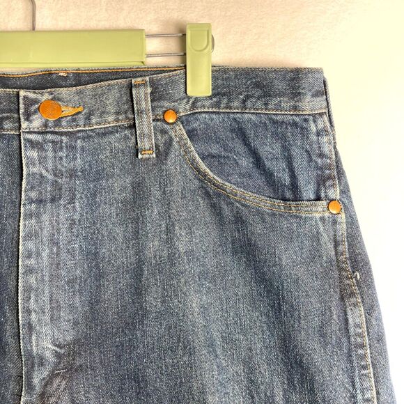 Wrangler Vintage Blue Jeans Mens Size 36 x 32 - Picture 7 of 11